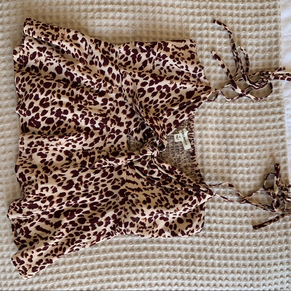 Cheetah Print Cotton Candy LA tank top - Picture 5 of 6